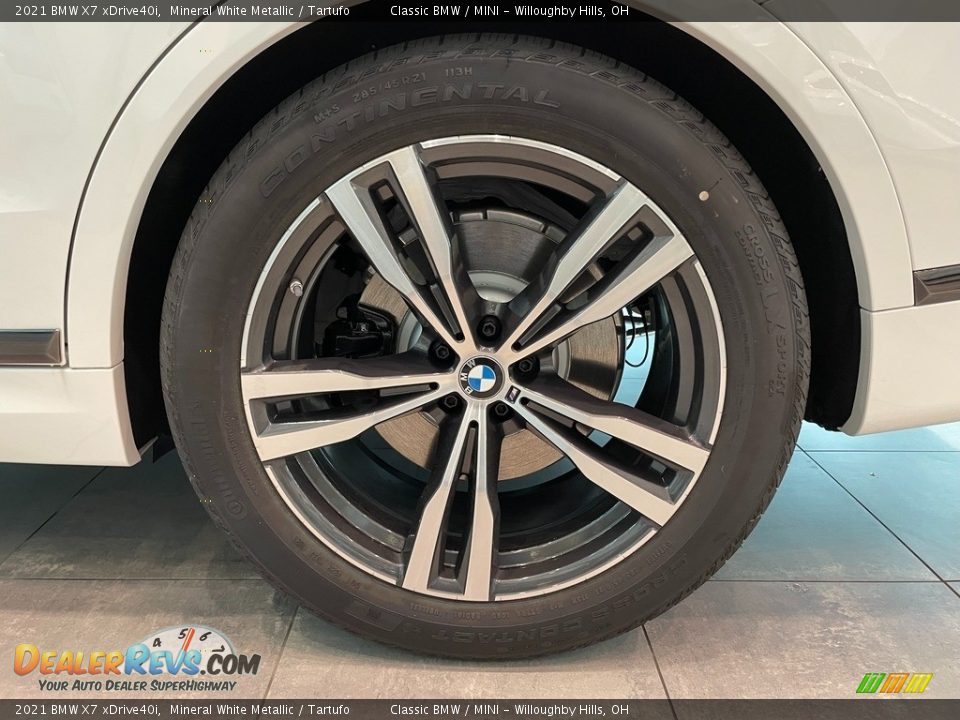 2021 BMW X7 xDrive40i Mineral White Metallic / Tartufo Photo #3