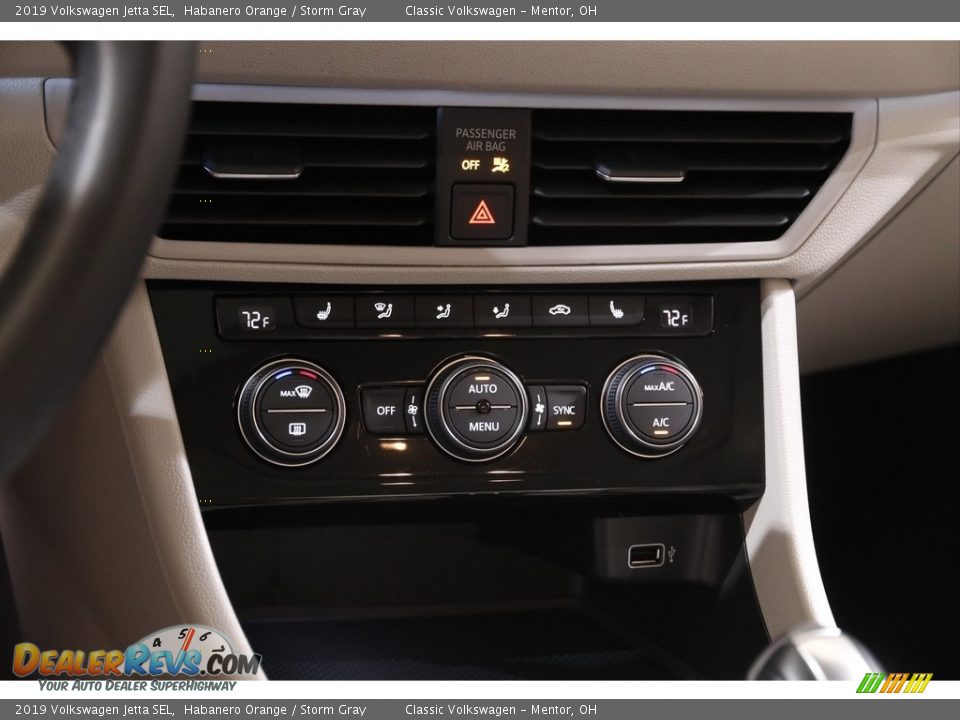 2019 Volkswagen Jetta SEL Habanero Orange / Storm Gray Photo #12