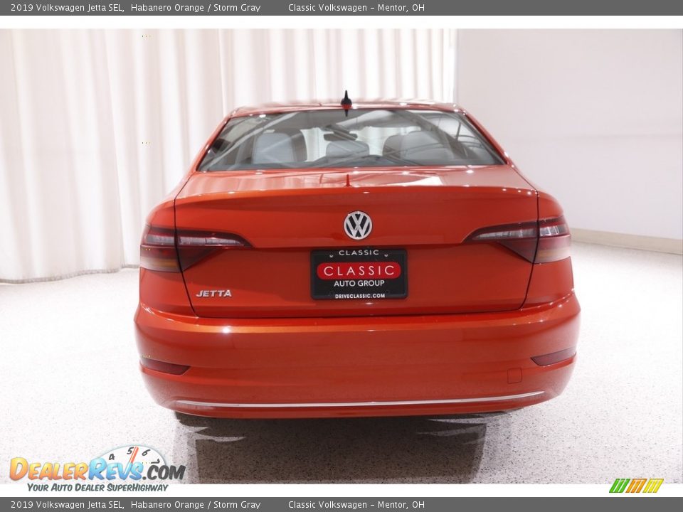 2019 Volkswagen Jetta SEL Habanero Orange / Storm Gray Photo #17