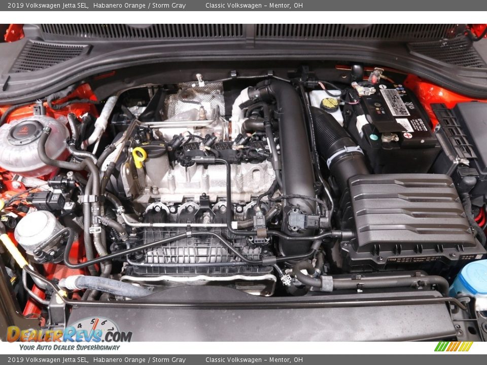 2019 Volkswagen Jetta SEL Habanero Orange / Storm Gray Photo #18