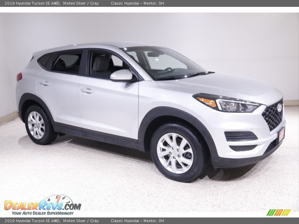 2019 Hyundai Tucson SE AWD Molten Silver / Gray Photo #1