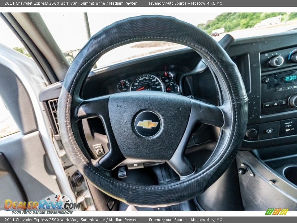 2011 Chevrolet Express 2500 Work Van Summit White / Medium Pewter Photo #33