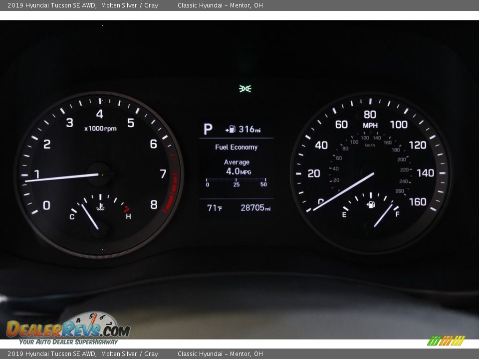 2019 Hyundai Tucson SE AWD Molten Silver / Gray Photo #8