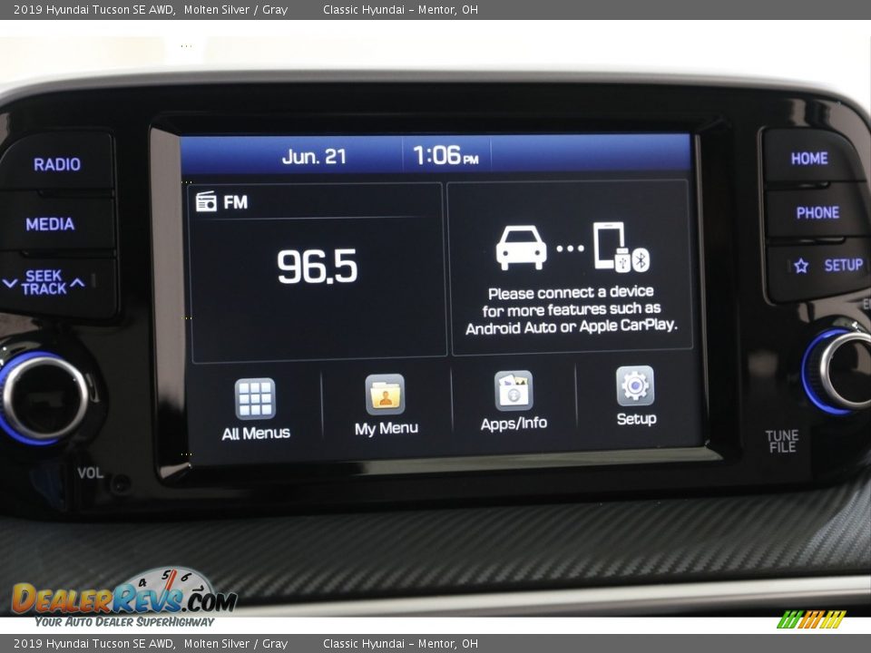 2019 Hyundai Tucson SE AWD Molten Silver / Gray Photo #10