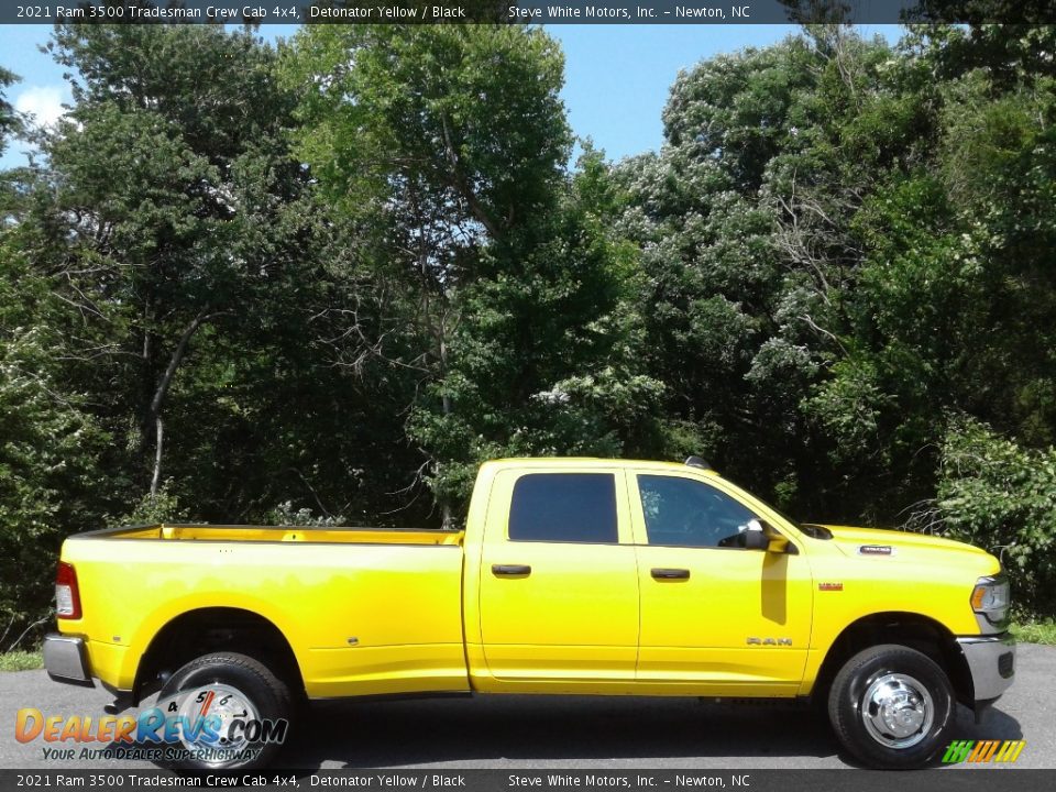 Detonator Yellow 2021 Ram 3500 Tradesman Crew Cab 4x4 Photo #5