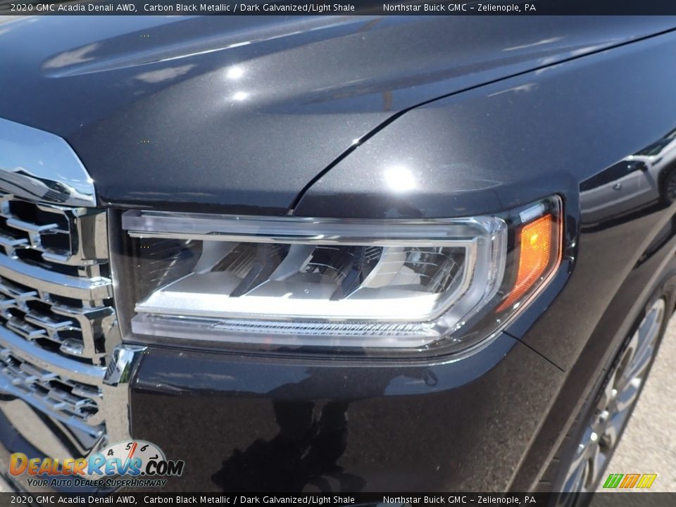 2020 GMC Acadia Denali AWD Carbon Black Metallic / Dark Galvanized/Light Shale Photo #2