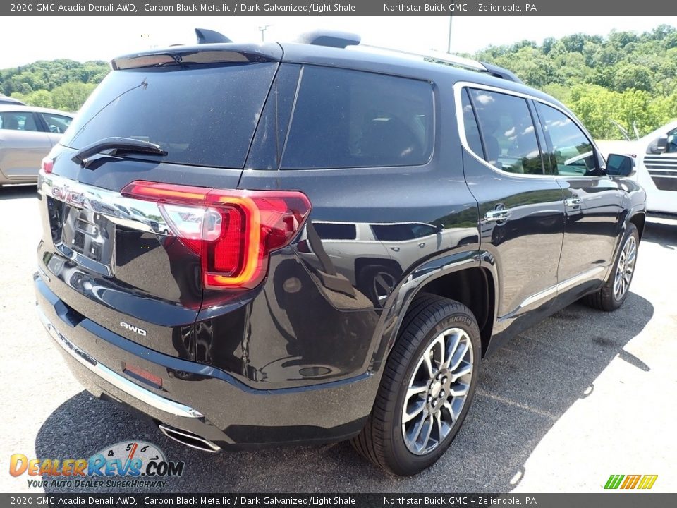 2020 GMC Acadia Denali AWD Carbon Black Metallic / Dark Galvanized/Light Shale Photo #5