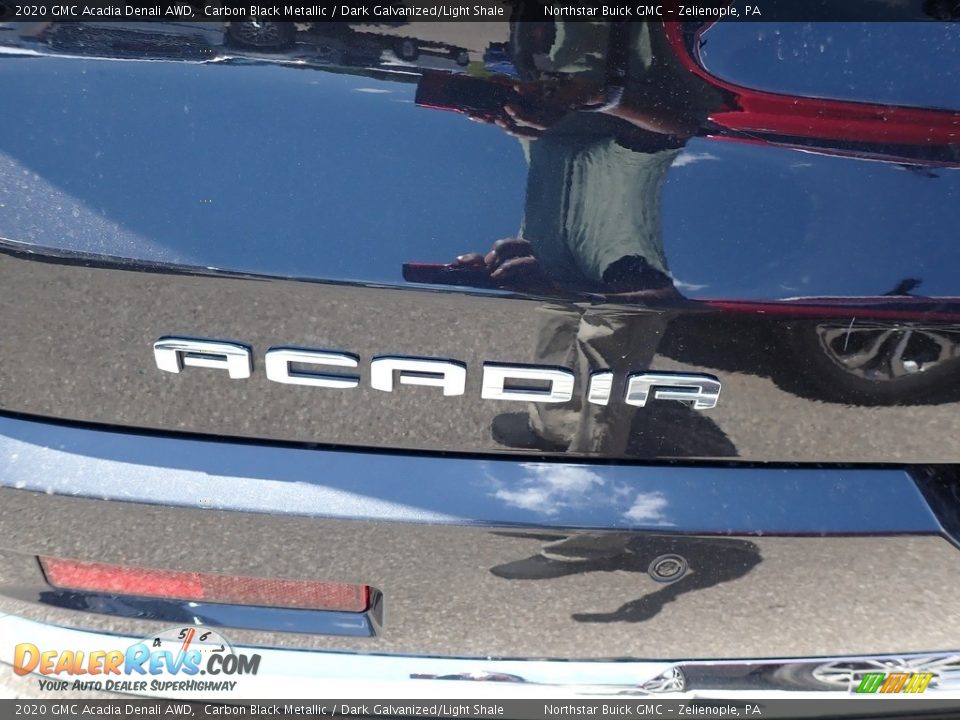 2020 GMC Acadia Denali AWD Carbon Black Metallic / Dark Galvanized/Light Shale Photo #8