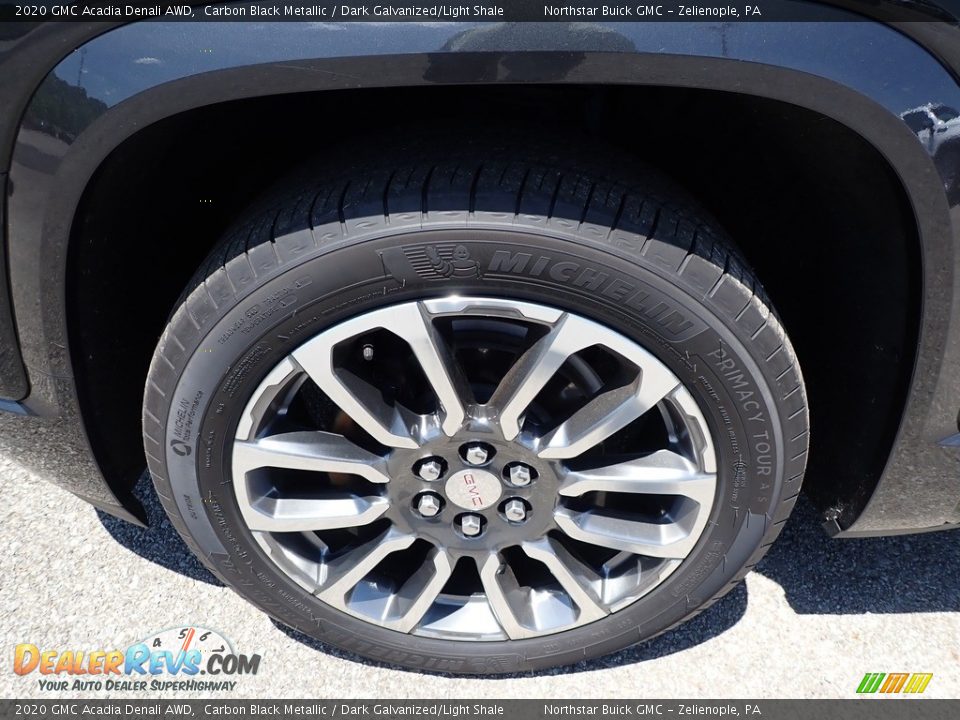 2020 GMC Acadia Denali AWD Carbon Black Metallic / Dark Galvanized/Light Shale Photo #9