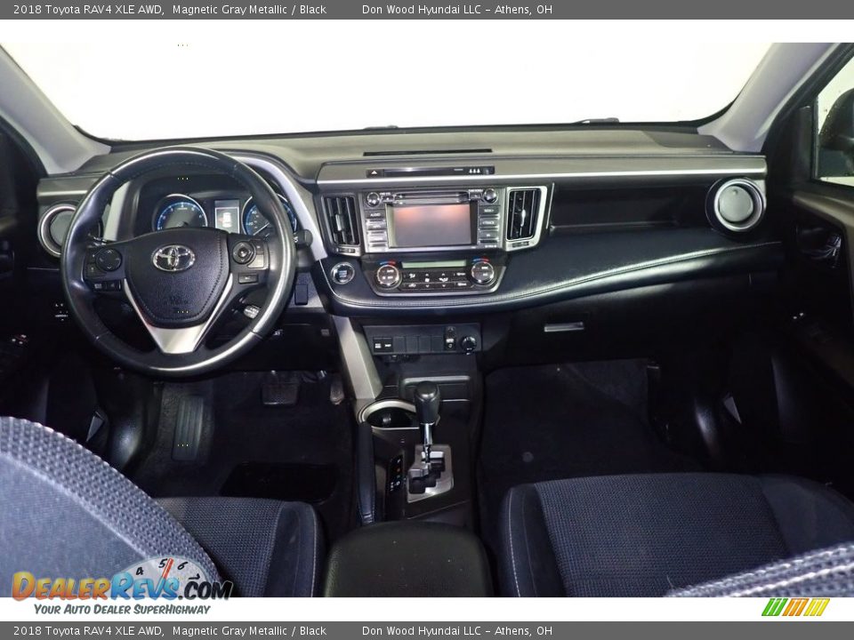 2018 Toyota RAV4 XLE AWD Magnetic Gray Metallic / Black Photo #25