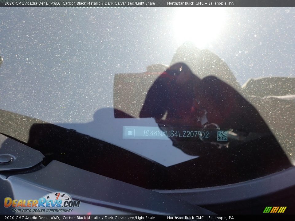 2020 GMC Acadia Denali AWD Carbon Black Metallic / Dark Galvanized/Light Shale Photo #10