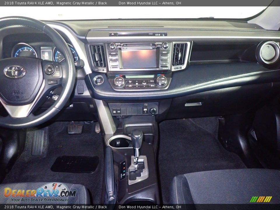 2018 Toyota RAV4 XLE AWD Magnetic Gray Metallic / Black Photo #26