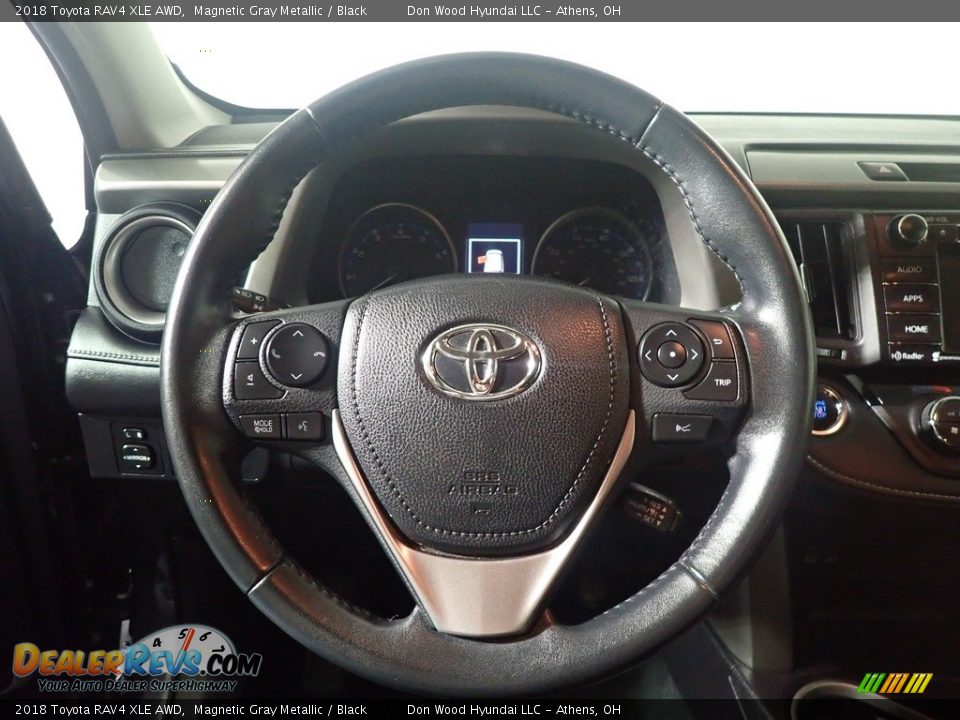 2018 Toyota RAV4 XLE AWD Magnetic Gray Metallic / Black Photo #28