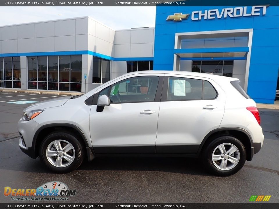 2019 Chevrolet Trax LS AWD Silver Ice Metallic / Jet Black Photo #3