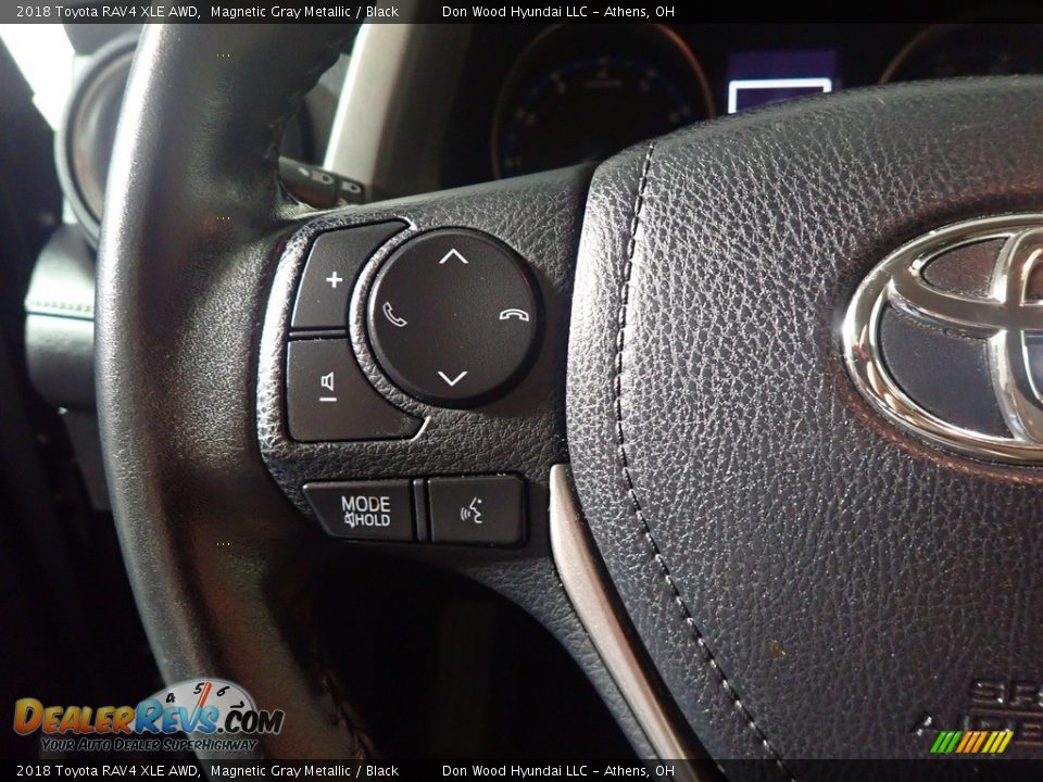 2018 Toyota RAV4 XLE AWD Magnetic Gray Metallic / Black Photo #30