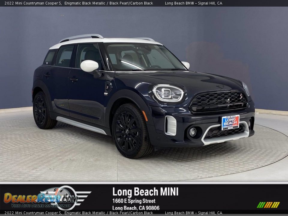 2022 Mini Countryman Cooper S Enigmatic Black Metallic / Black Pearl/Carbon Black Photo #1