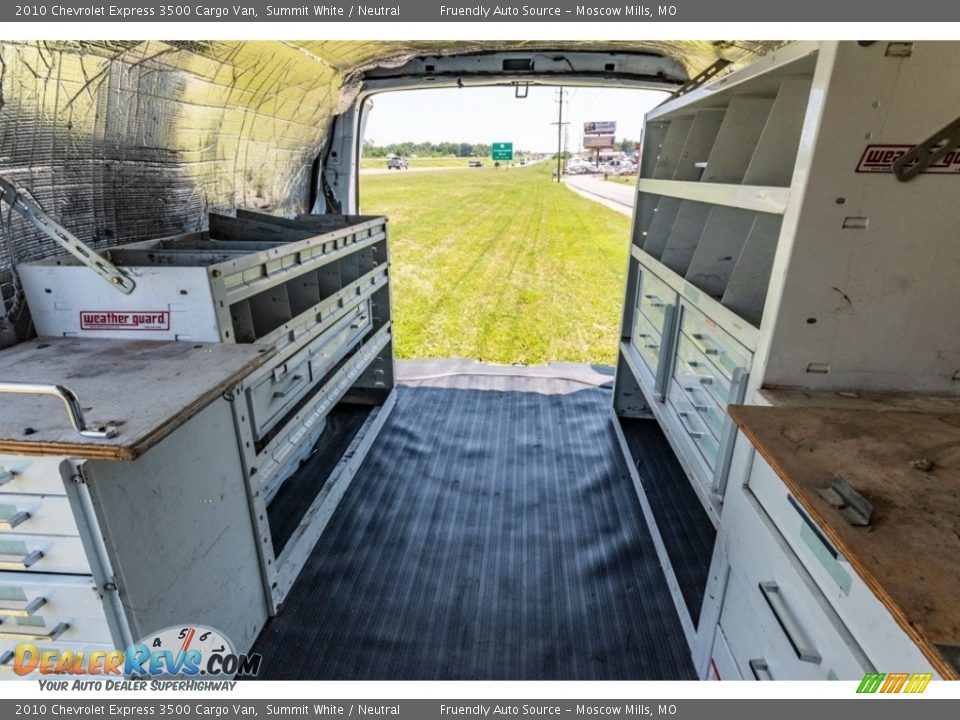 2010 Chevrolet Express 3500 Cargo Van Summit White / Neutral Photo #27