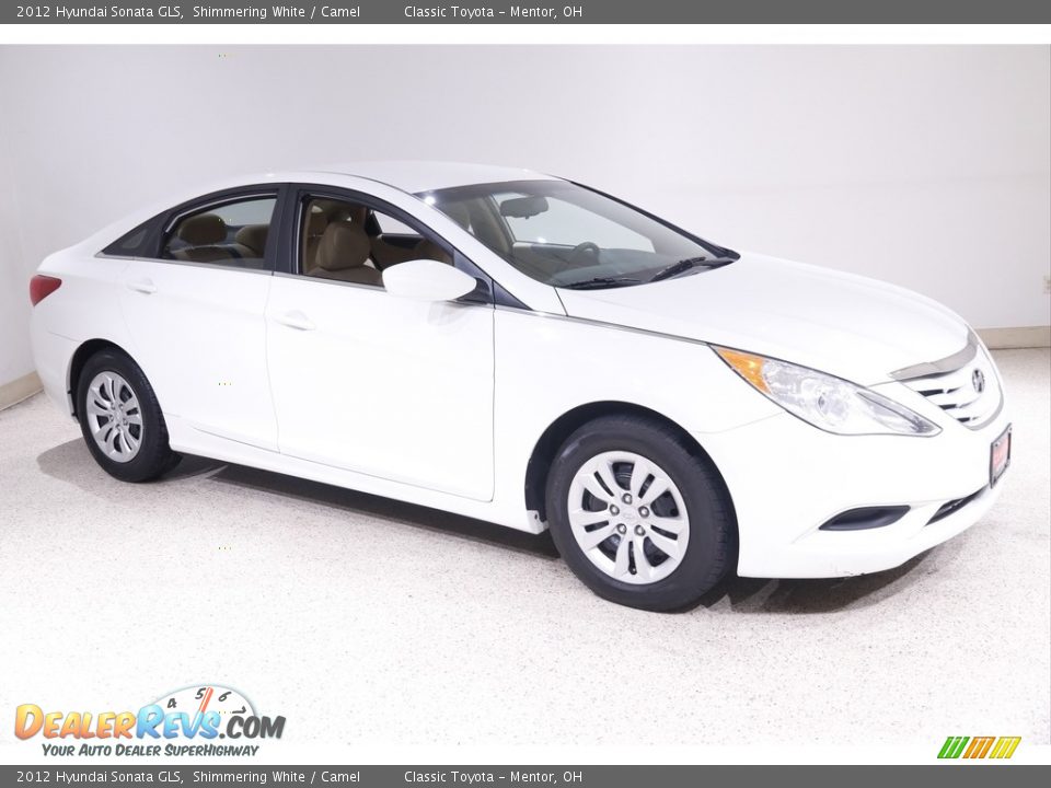 2012 Hyundai Sonata GLS Shimmering White / Camel Photo #1
