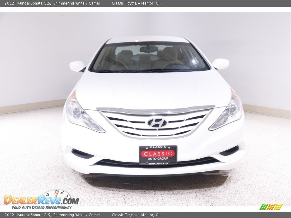 2012 Hyundai Sonata GLS Shimmering White / Camel Photo #2