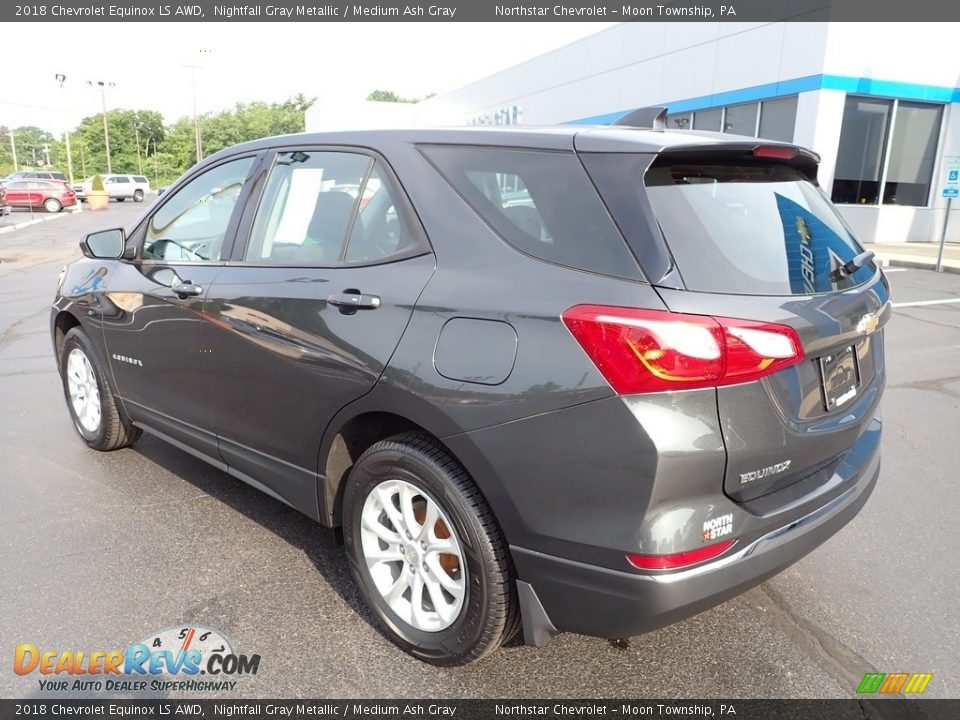 2018 Chevrolet Equinox LS AWD Nightfall Gray Metallic / Medium Ash Gray Photo #4