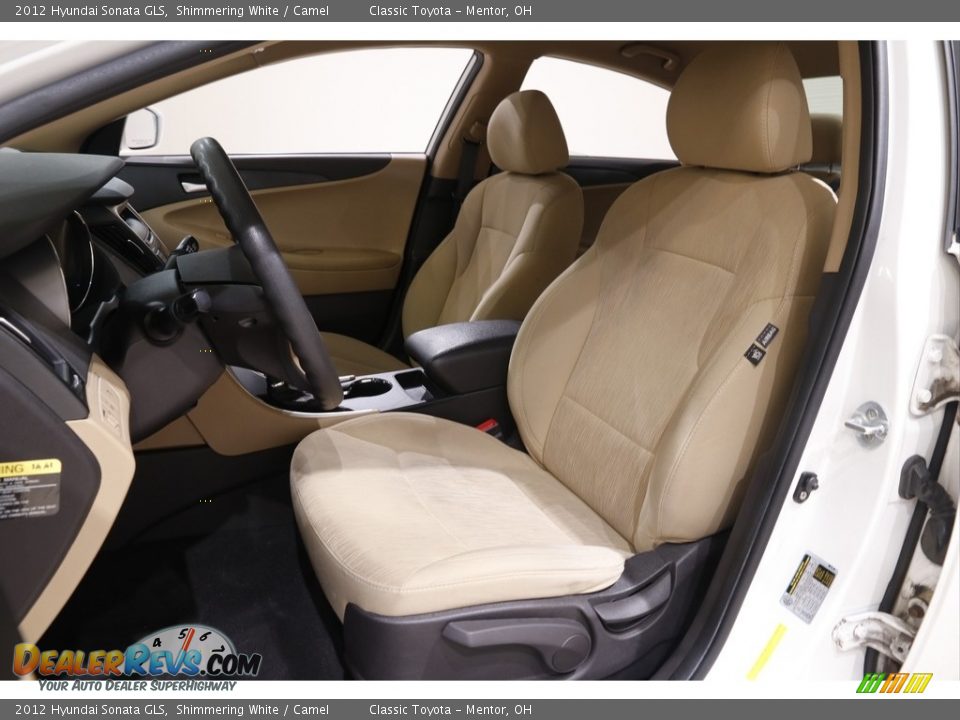 2012 Hyundai Sonata GLS Shimmering White / Camel Photo #5