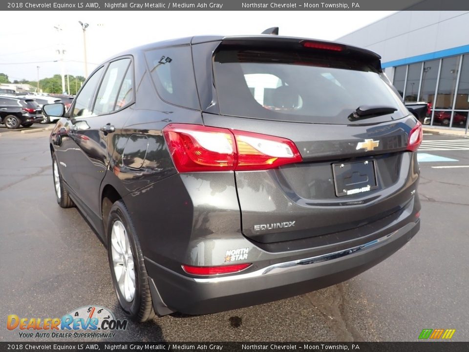 2018 Chevrolet Equinox LS AWD Nightfall Gray Metallic / Medium Ash Gray Photo #5