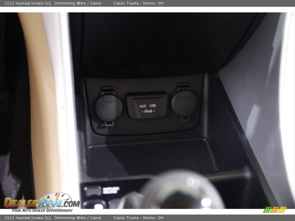 2012 Hyundai Sonata GLS Shimmering White / Camel Photo #11