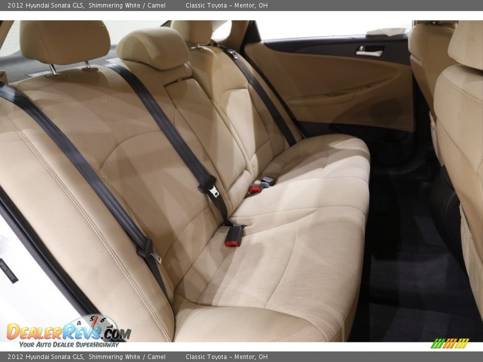 2012 Hyundai Sonata GLS Shimmering White / Camel Photo #13