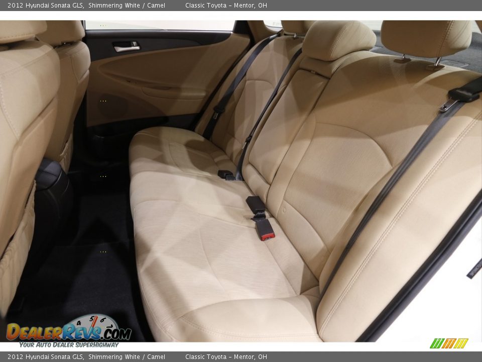 2012 Hyundai Sonata GLS Shimmering White / Camel Photo #14