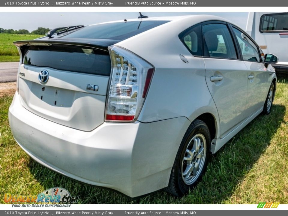 2010 Toyota Prius Hybrid II Blizzard White Pearl / Misty Gray Photo #4