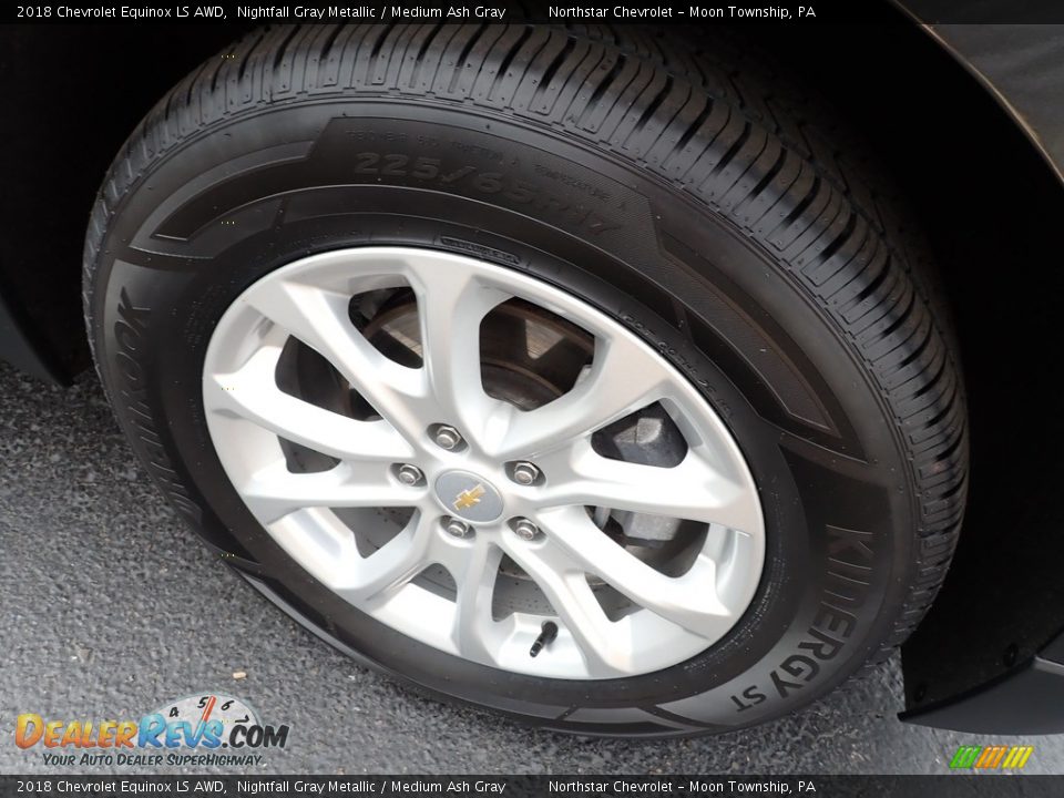 2018 Chevrolet Equinox LS AWD Nightfall Gray Metallic / Medium Ash Gray Photo #14