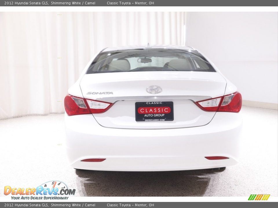 2012 Hyundai Sonata GLS Shimmering White / Camel Photo #15