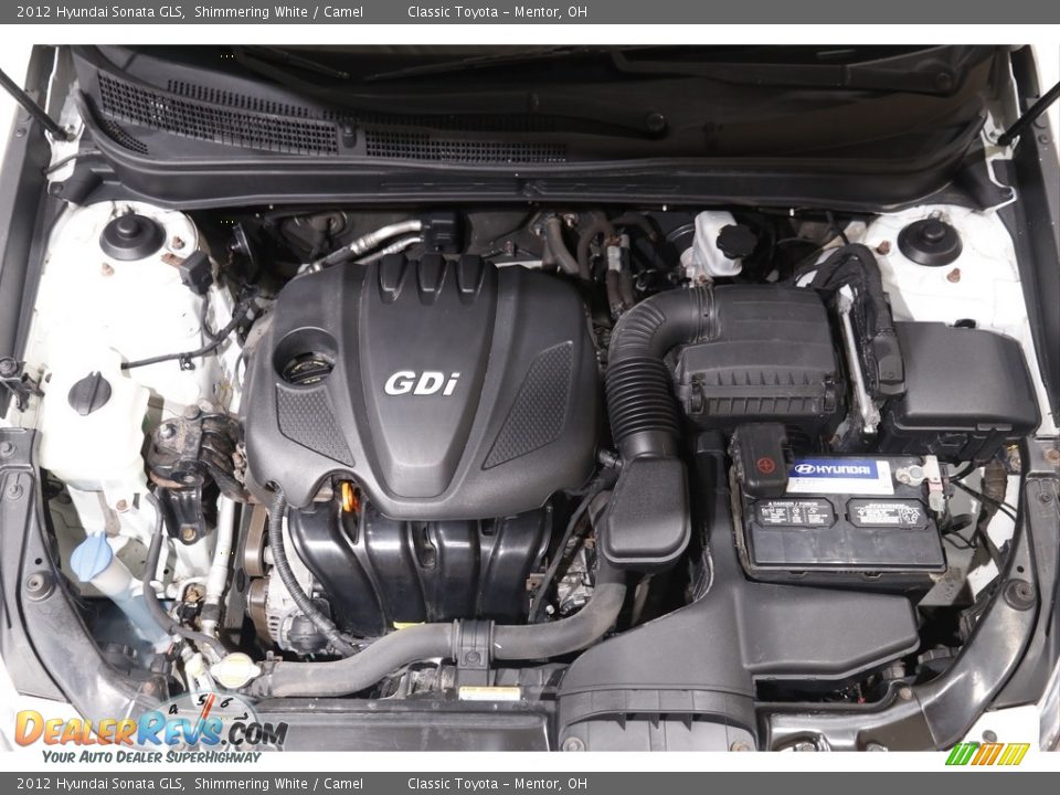 2012 Hyundai Sonata GLS Shimmering White / Camel Photo #16