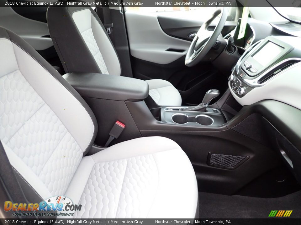 2018 Chevrolet Equinox LS AWD Nightfall Gray Metallic / Medium Ash Gray Photo #15
