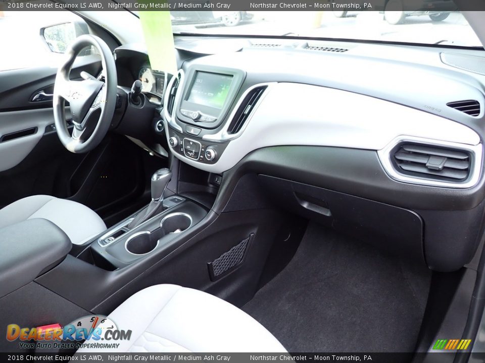 2018 Chevrolet Equinox LS AWD Nightfall Gray Metallic / Medium Ash Gray Photo #16