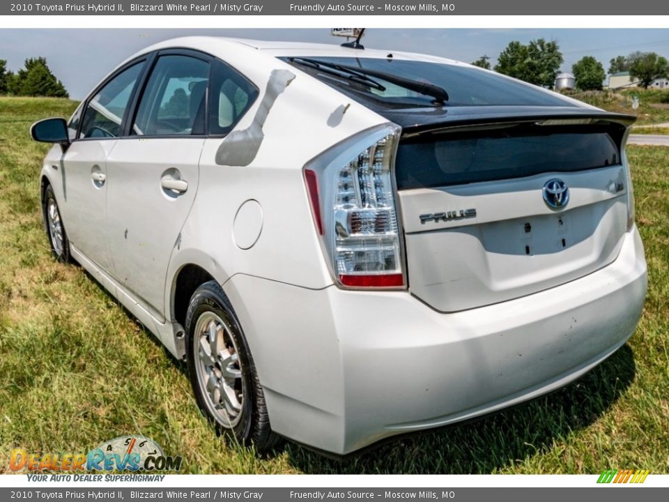 2010 Toyota Prius Hybrid II Blizzard White Pearl / Misty Gray Photo #6