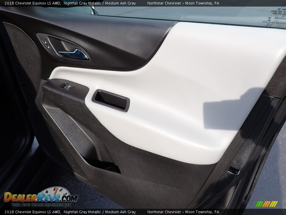 2018 Chevrolet Equinox LS AWD Nightfall Gray Metallic / Medium Ash Gray Photo #17
