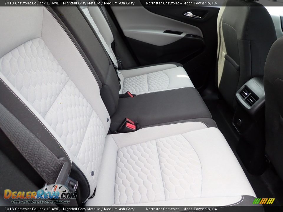 2018 Chevrolet Equinox LS AWD Nightfall Gray Metallic / Medium Ash Gray Photo #18