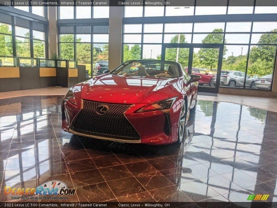 2021 Lexus LC 500 Convertible Infrared / Toasted Caramel Photo #1