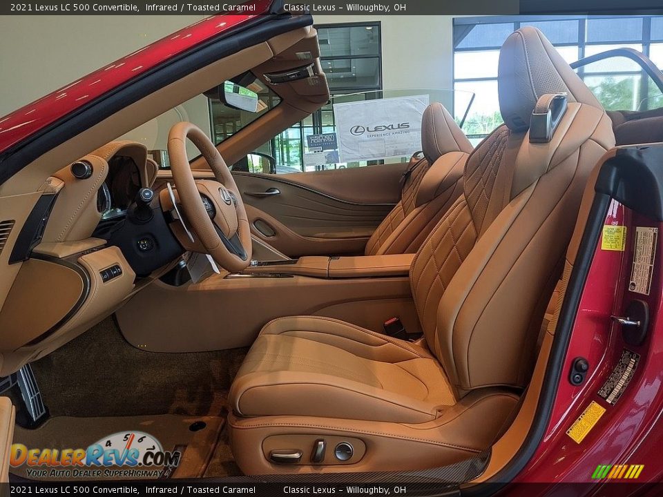 Toasted Caramel Interior - 2021 Lexus LC 500 Convertible Photo #2