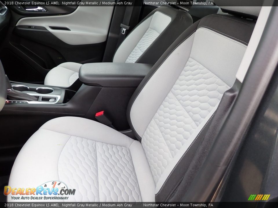 2018 Chevrolet Equinox LS AWD Nightfall Gray Metallic / Medium Ash Gray Photo #20
