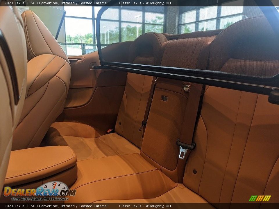 Rear Seat of 2021 Lexus LC 500 Convertible Photo #3