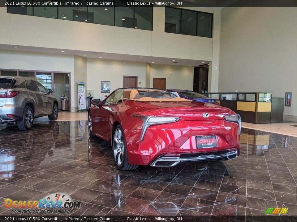 2021 Lexus LC 500 Convertible Infrared / Toasted Caramel Photo #4