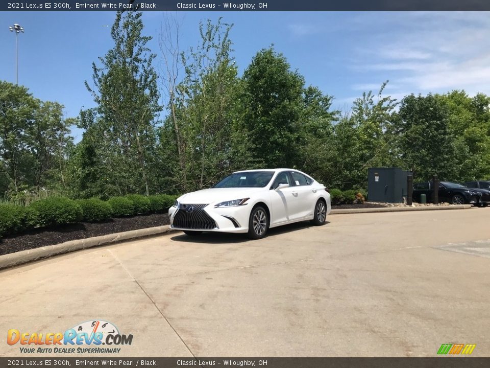 2021 Lexus ES 300h Eminent White Pearl / Black Photo #1