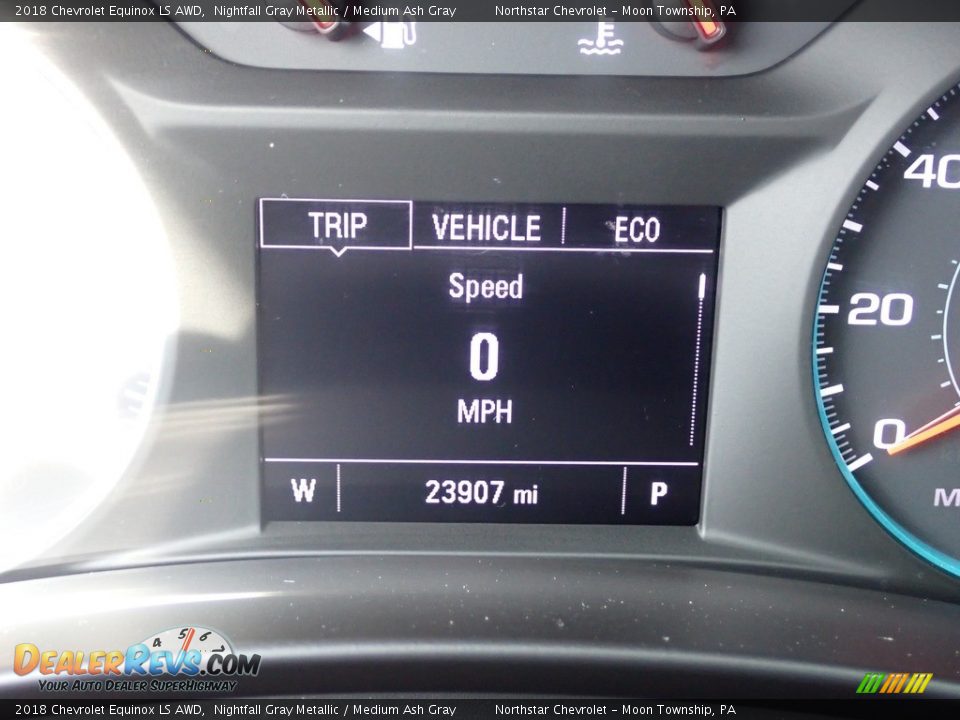 2018 Chevrolet Equinox LS AWD Nightfall Gray Metallic / Medium Ash Gray Photo #29