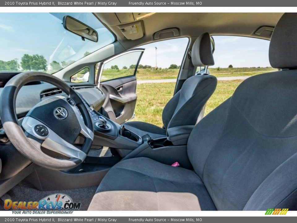 2010 Toyota Prius Hybrid II Blizzard White Pearl / Misty Gray Photo #18