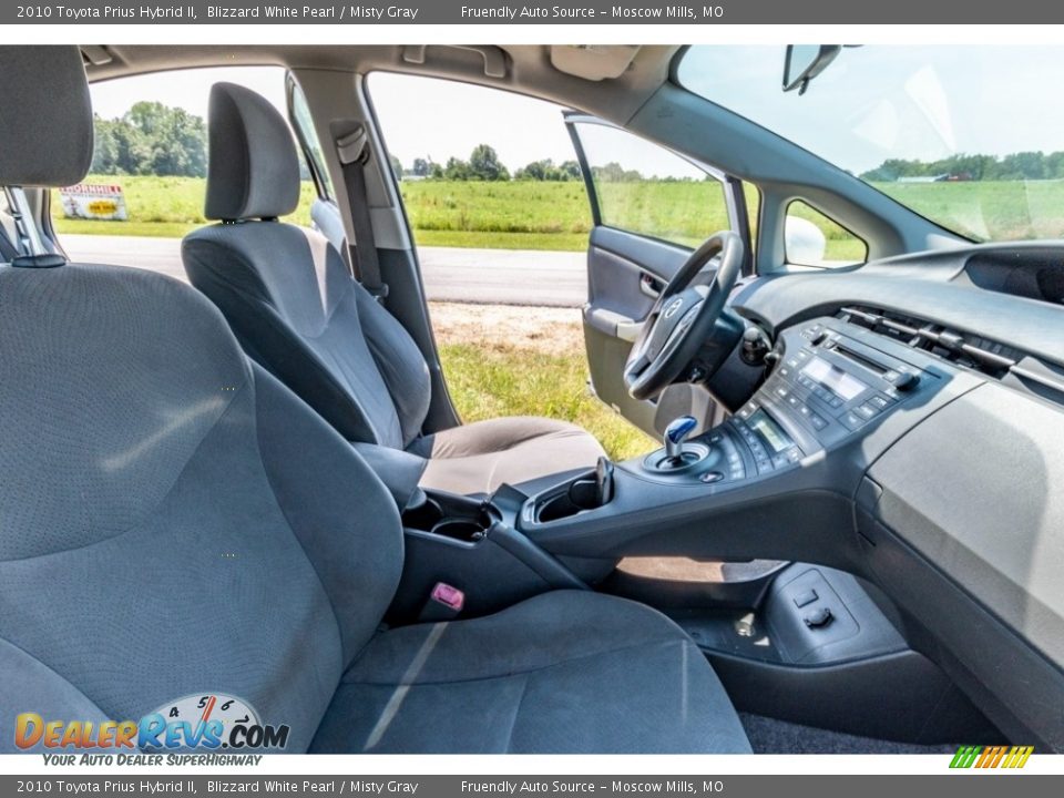 2010 Toyota Prius Hybrid II Blizzard White Pearl / Misty Gray Photo #28