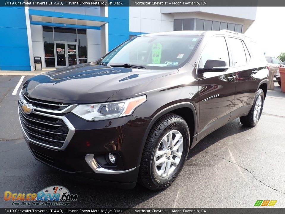 2019 Chevrolet Traverse LT AWD Havana Brown Metallic / Jet Black Photo #2