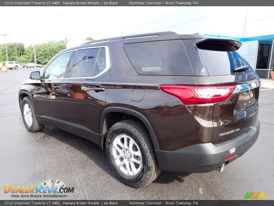 2019 Chevrolet Traverse LT AWD Havana Brown Metallic / Jet Black Photo #4