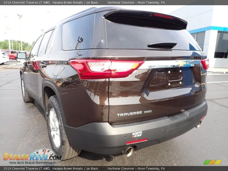 2019 Chevrolet Traverse LT AWD Havana Brown Metallic / Jet Black Photo #5